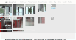 Desktop Screenshot of e-concursal.es